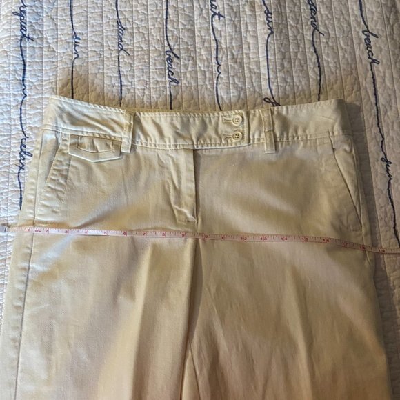๐ 3 for $45 Crisp White Cotton Pants! 32" inseam!! Joe Fresh Size 8 TALL EUC - Picture 12 of 14